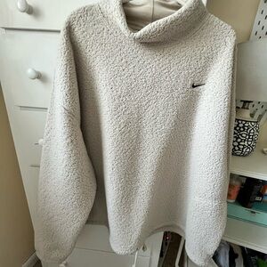 Nike Light Gray Fleece Pullover